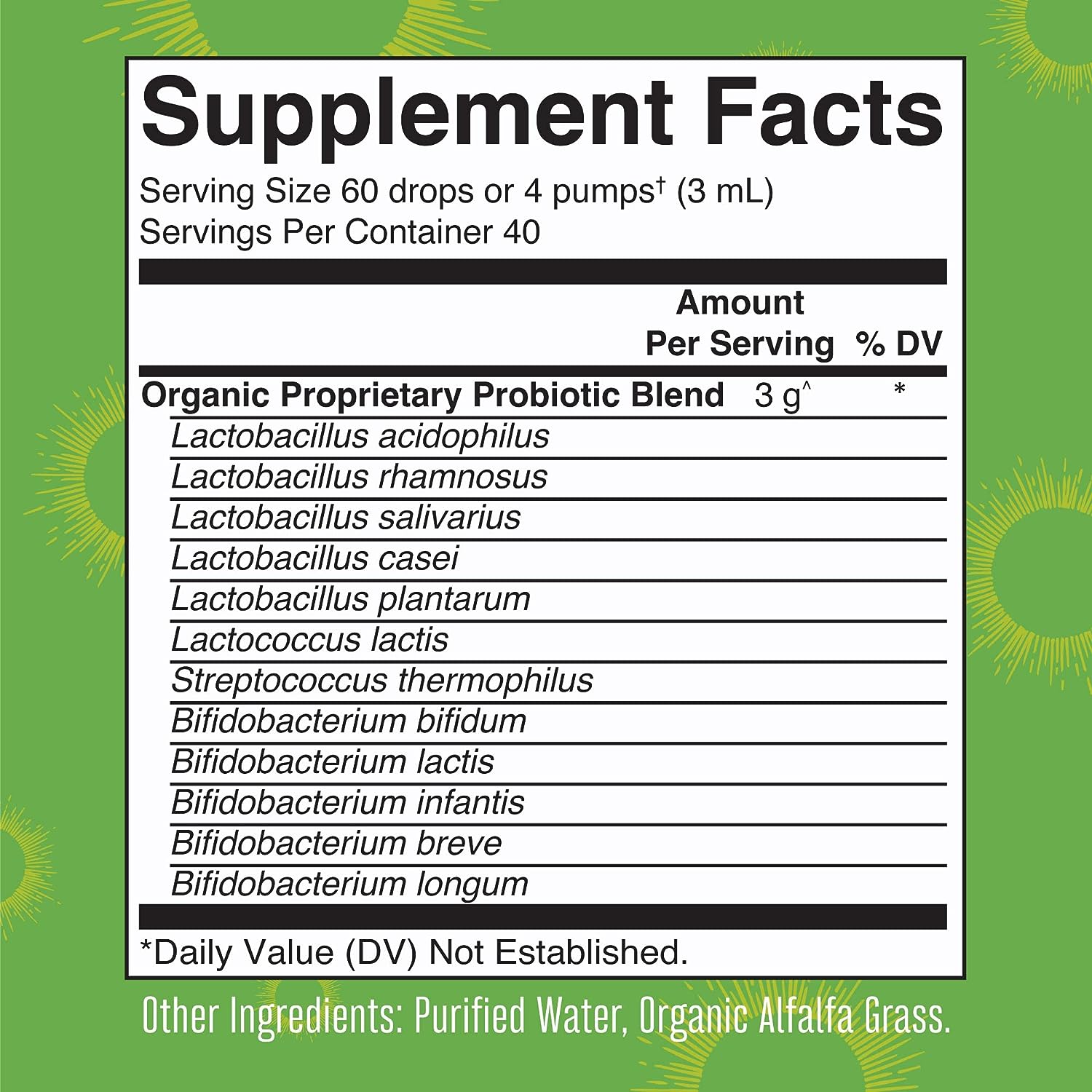MaryRuth's USDA Organic Liquid Probiotics | Improves Immune Function for Men | Women & Kids | 12 Live Strains Flora w/Acidophilus Probiotic | Vegan | Non-GMO | 4 Fl Oz