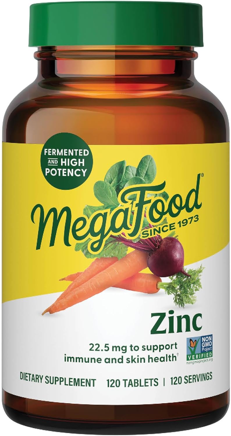 MegaFood, Zinc Immune Support, 120 Tablets, New look