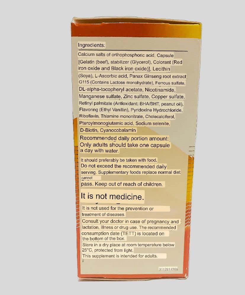 Pharmaton Vitality Capsules Ginseng | 60 Capsules - Image 7