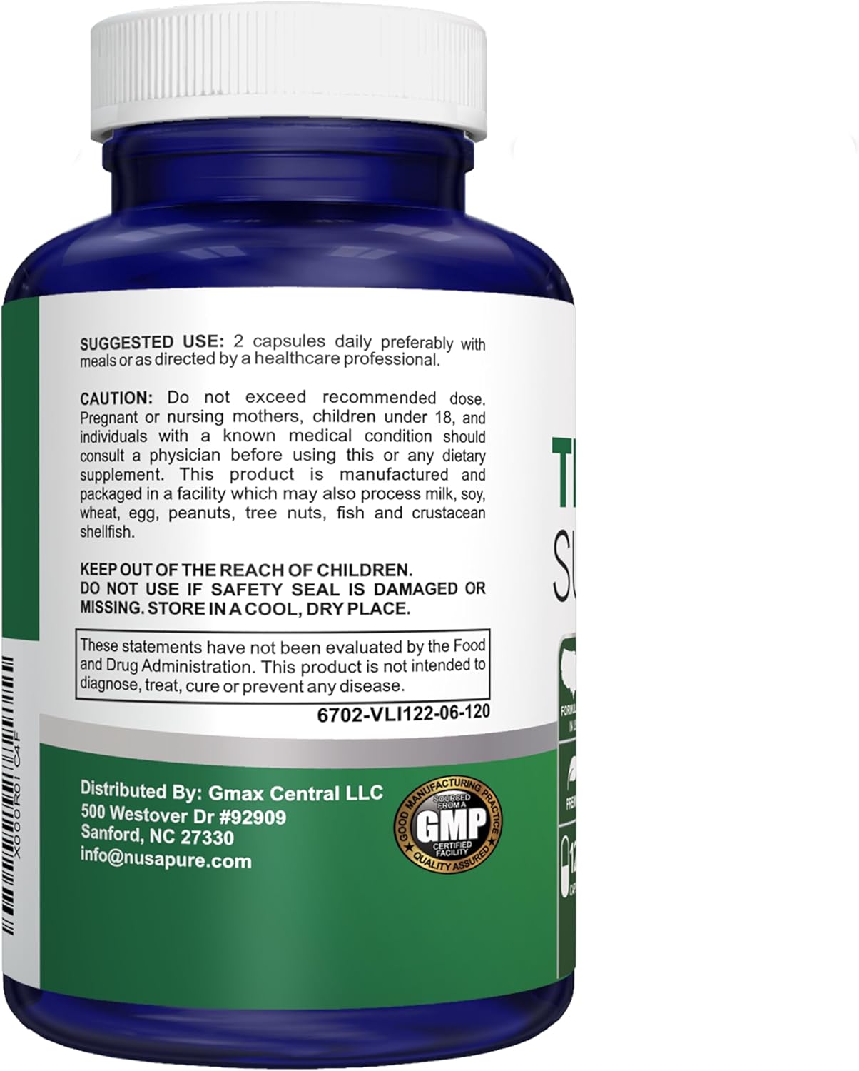 NusaPure | Thyroid Support Supplement with Iodine & Ashwagandha | 120 caps - Image 4
