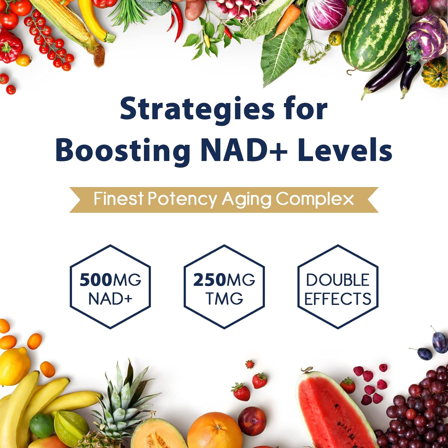 Liposomal NAD+ 500mg with TMG | Cellular Energy Supplement | 60 Count - Image 4