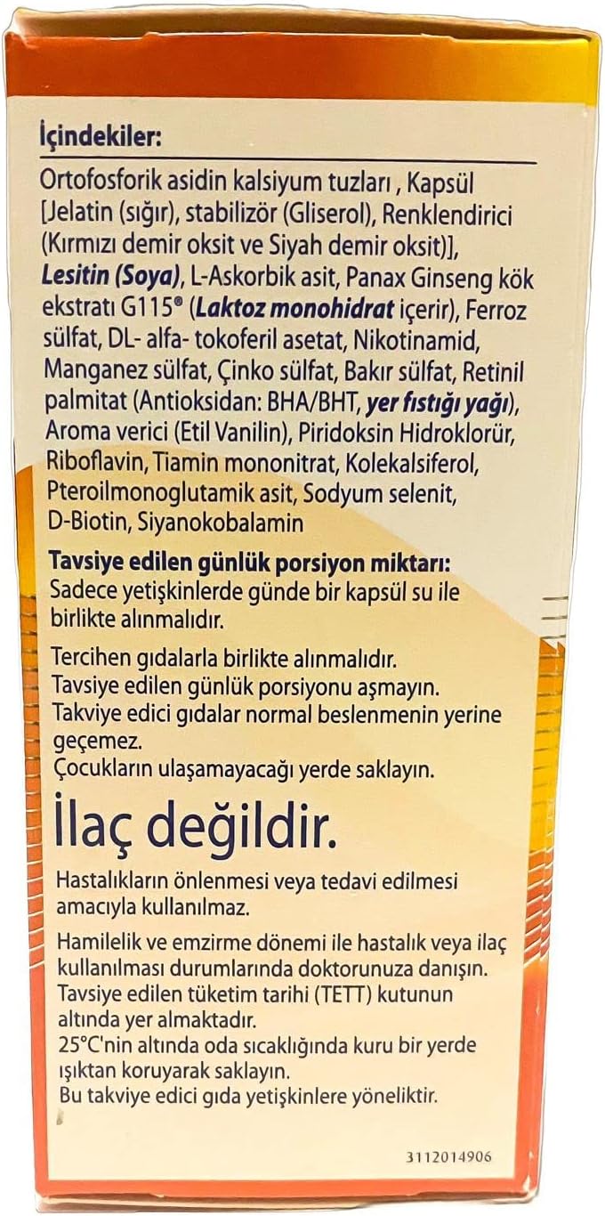 Pharmaton Vitality Capsules Ginseng | 60 Capsules - Image 4