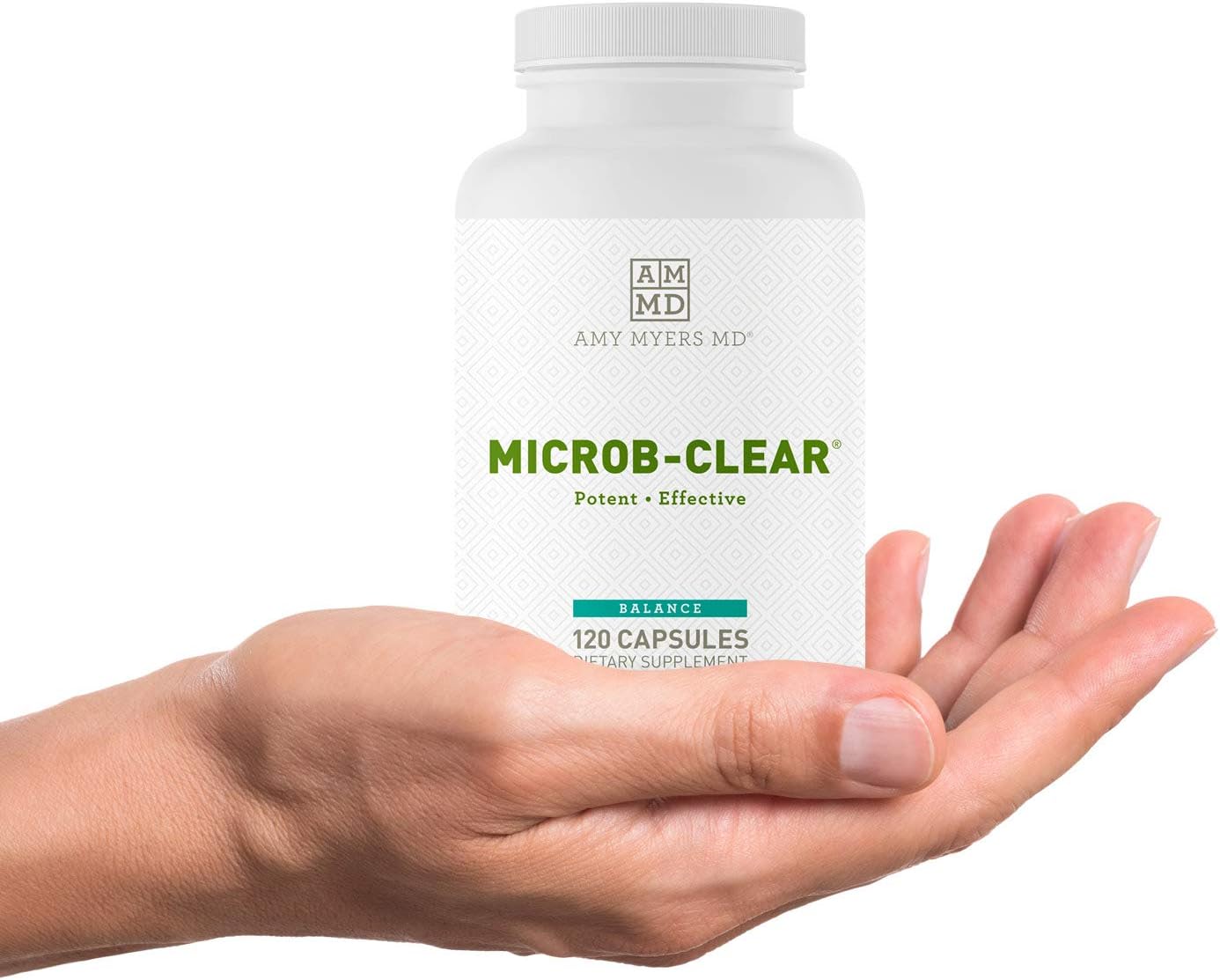 Dr. Amy Myers Microb-Clear Supplement for Gut Health - Supports Healthy Balance in The Gut - Reduce Leaky Gut, SIBO, Bloating, Constipation - Magnesium, Berberine, Caprylic Acid + More - 120 Capsules - Image 5