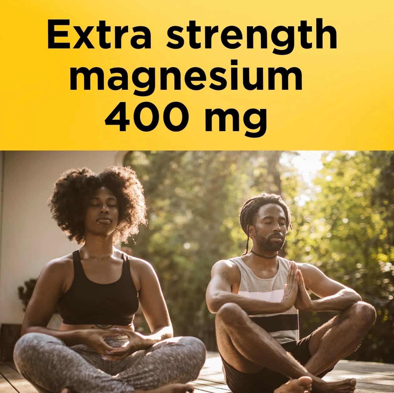 Nature Made Magnesium 400 mg Oxide Extra Strength 180 softgelsكبسولات الماغنسيوم تركيز 400مجم عبوه 180 كبسوله - Image 4