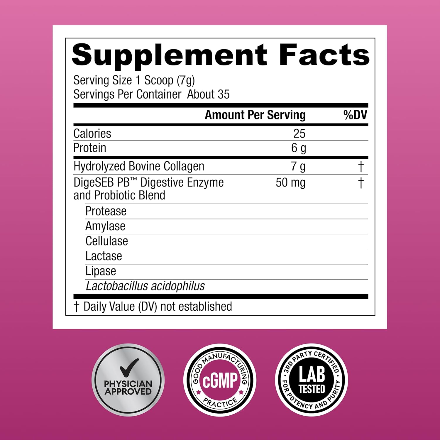 Physician's CHOICE | Collagen Peptides Powder | Grass-Fed (246g) - Image 2
