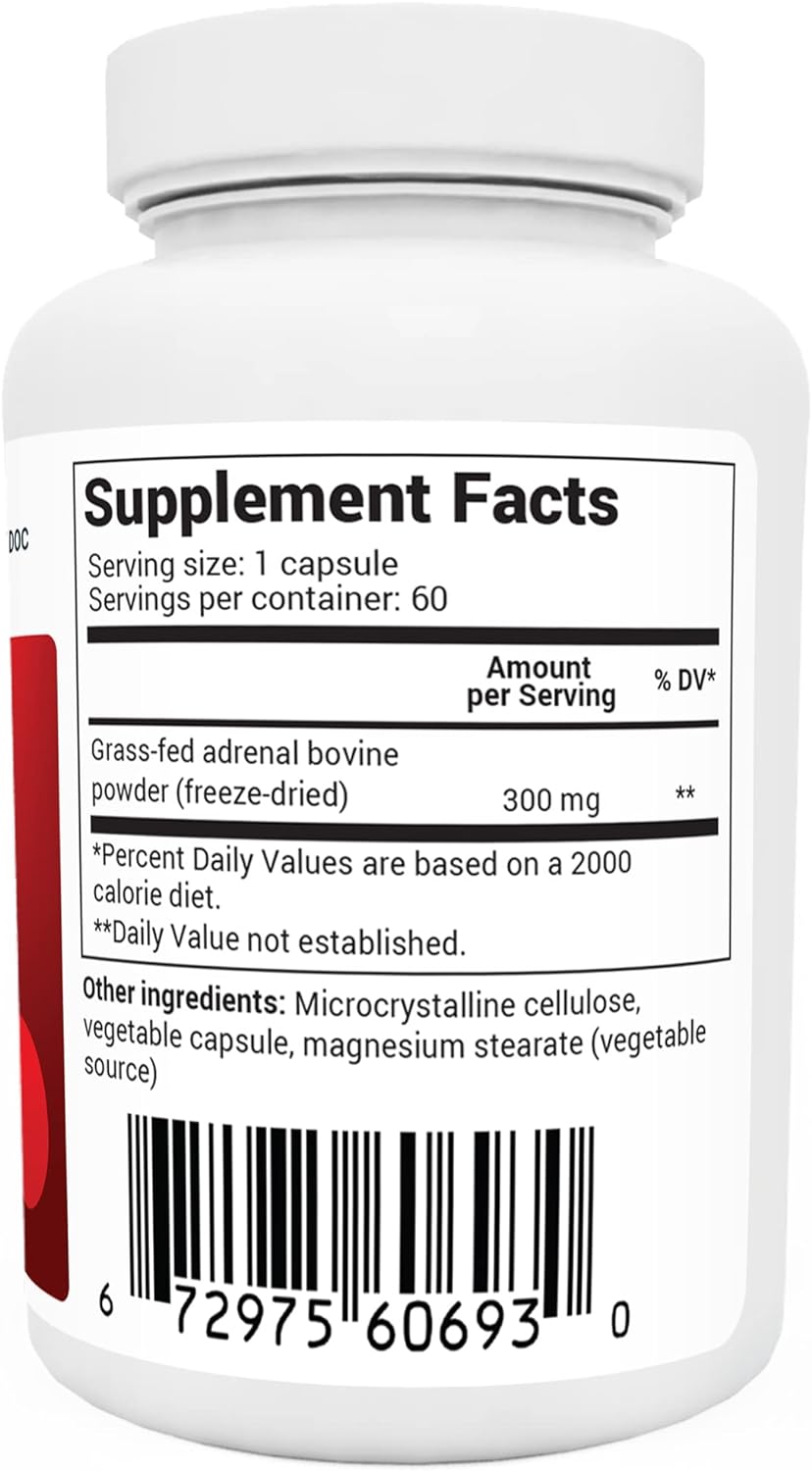Dr. Berg’s Adrenal Glandular 60 Capsules - Image 2