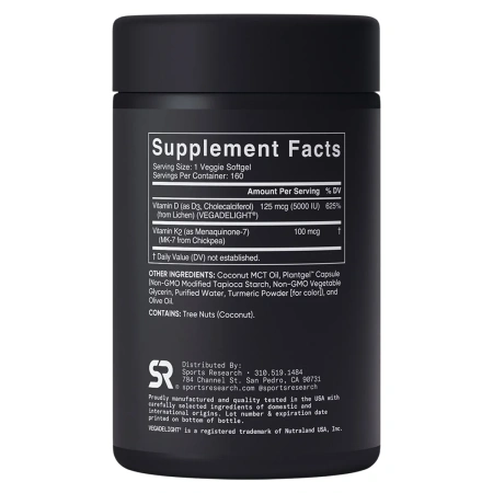 Sports Research Vitamin K2 and D3