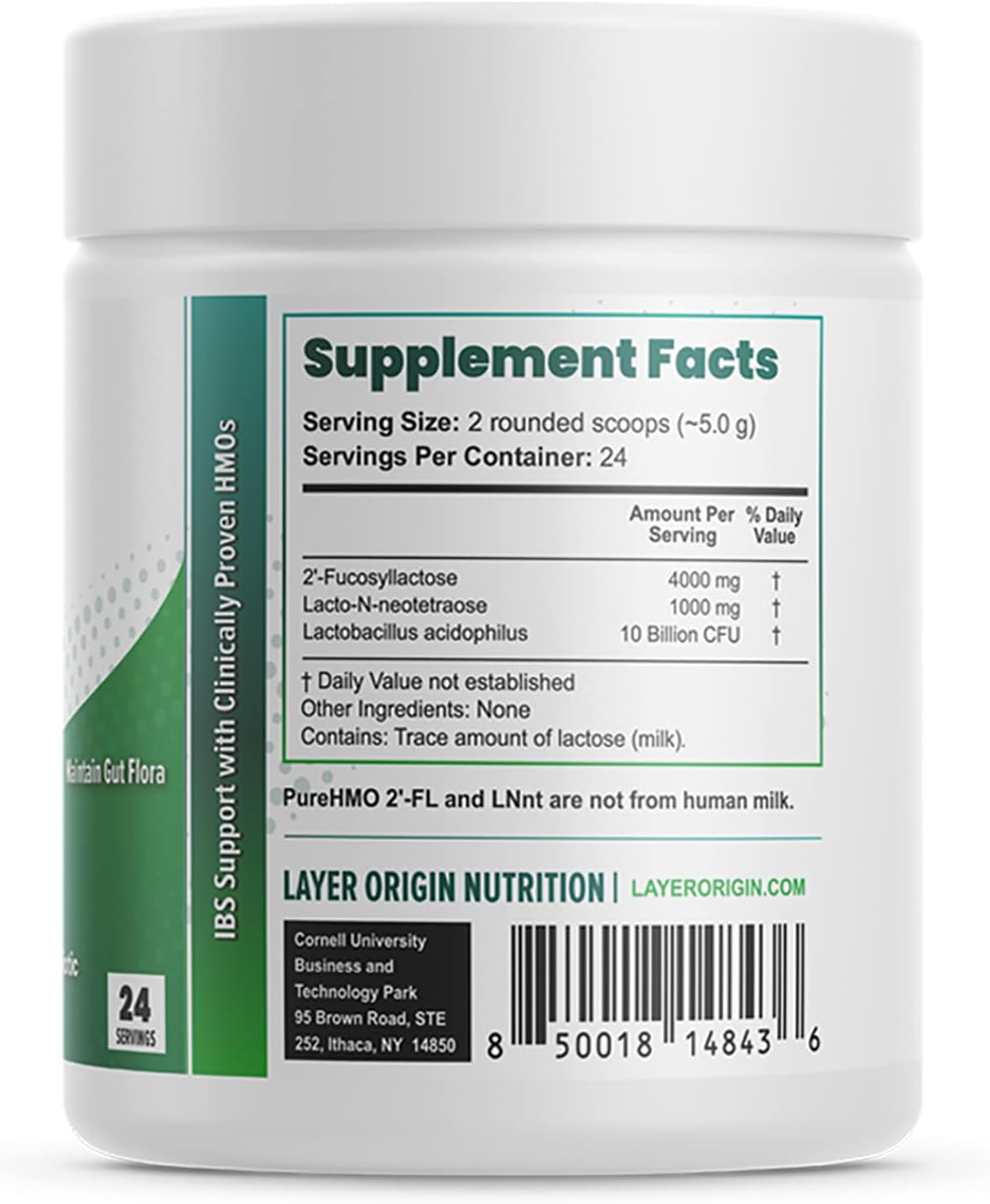 Layer Origin PureHMO IBS Support - Clinically Tested Super Prebiotic + Super Probiotic to Relieve IBS Symptoms - Reduce Inflammation, Strengthen Gut Barriers, and Restore Your Gut Functions - Image 2