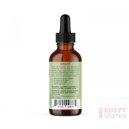 Both rosemary and mint essential oils are known to increase blood circulation which allows for more oxygen to be carried to your scalp. More oxygen will stimulate your hair follicles, resulting in faster and thicker hair.
