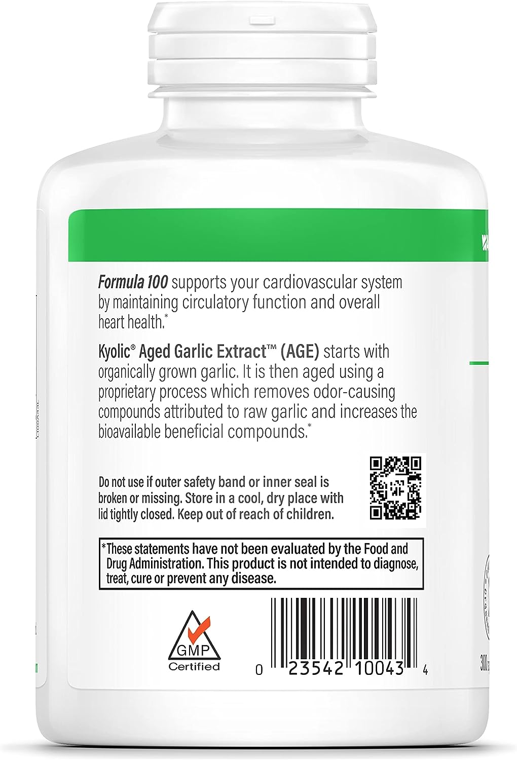 Kyolic, 100 KYOLIC Formula - 300 Cap - Image 5