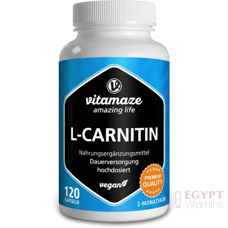 Vitamaze L-Carnitine 680mg vegan capsules made in Germany