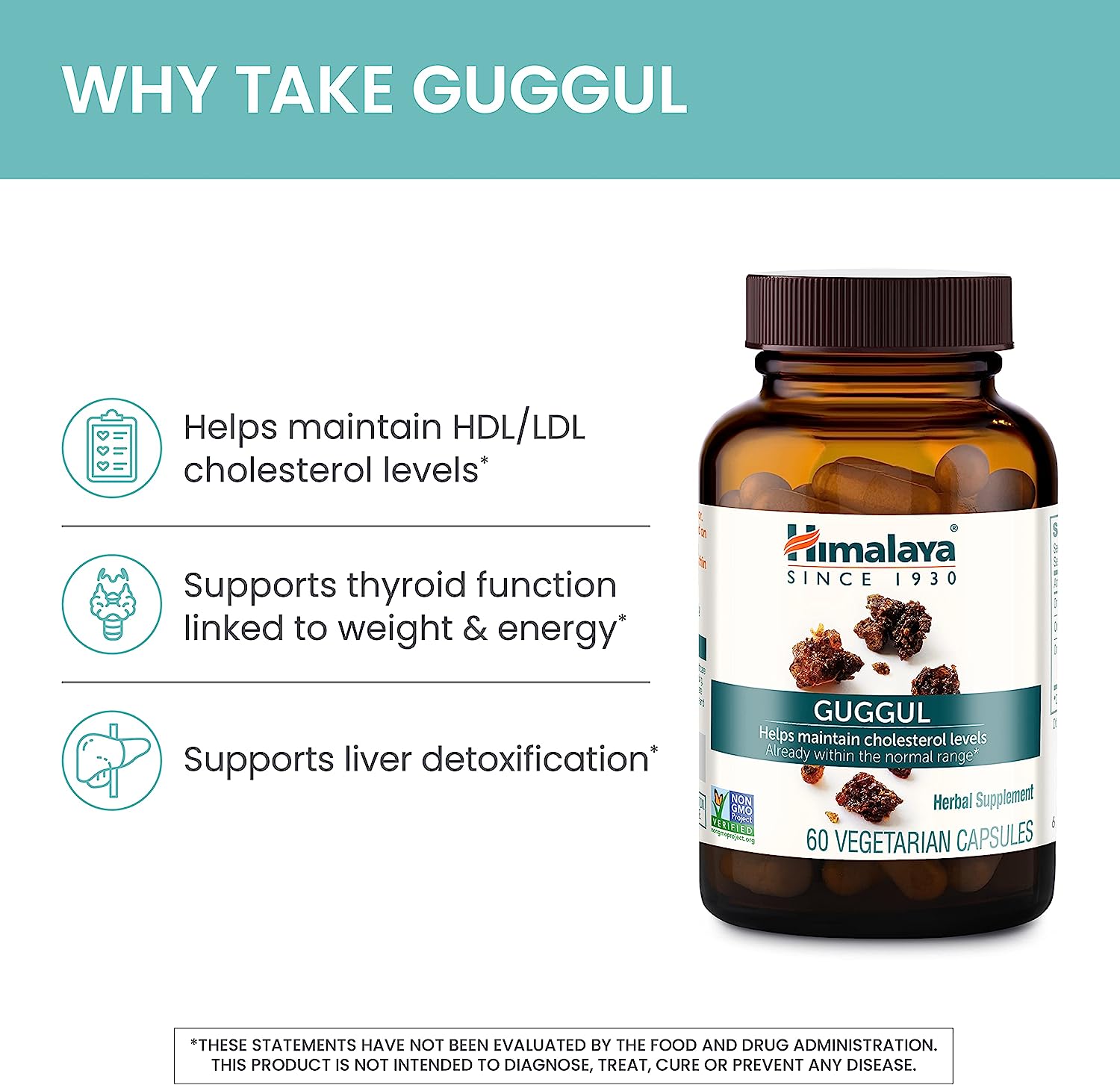 Himalaya Guggul Herbal Supplement | 720 mg