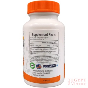 IMMUNOVITES | High Dose Biotin100mg | 90 Capsules - Image 3