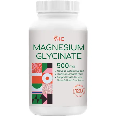 High-Absorption Magnesium Glycinate | VHC 120 Capsules