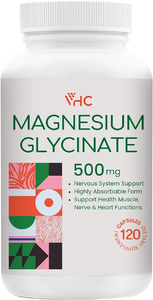 High-Absorption Magnesium Glycinate | VHC 120 Capsules