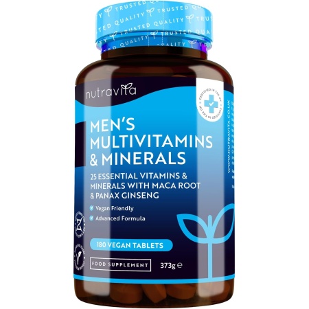 Nutravita, Men's Multivitamins and Minerals, 180 Tablets