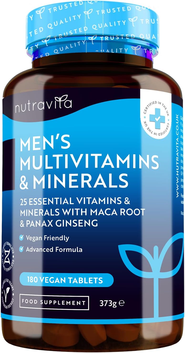 Nutravita, Men's Multivitamins and Minerals, 180 Tablets