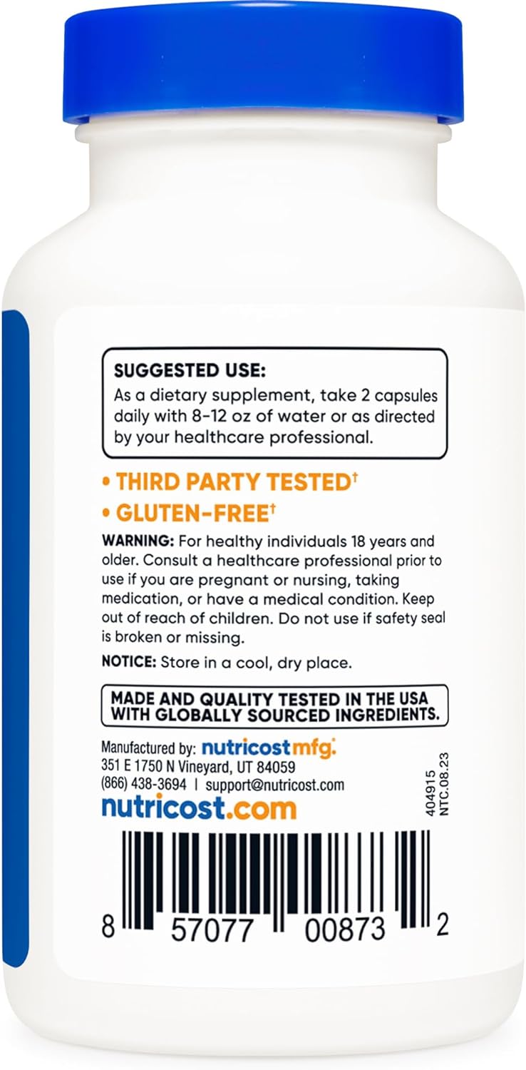 Nutricost, Valerian Root, 120 Capsules