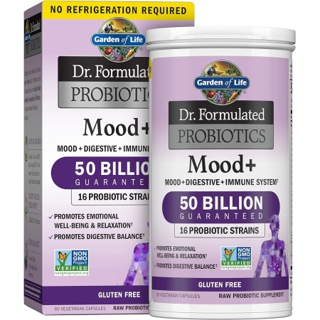 Probiotic Supplement - Promotes Emotional Well-Being, Relaxation and Digestive Balance - Ashwagandha for Stress Management, 60 Capsules