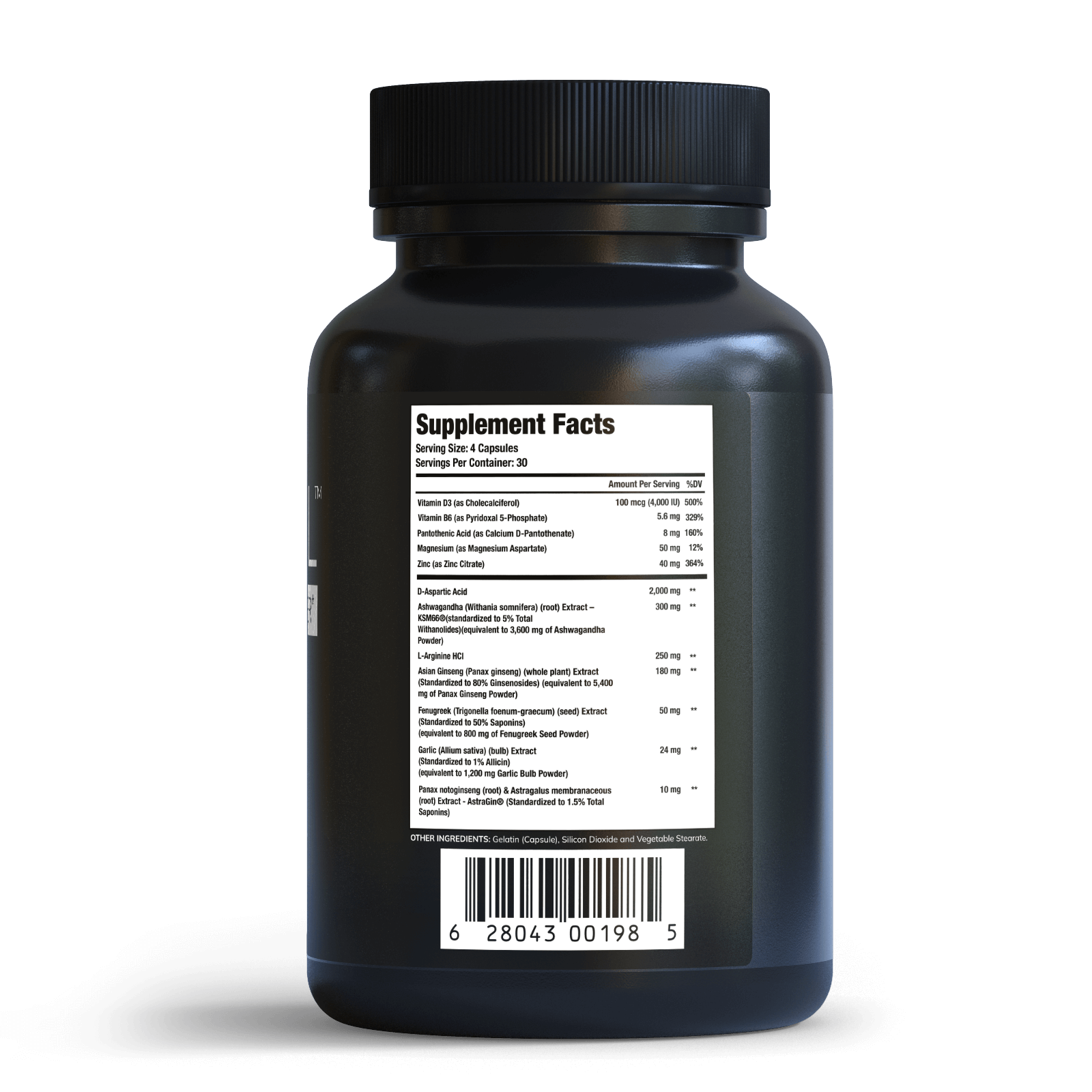 Testosil-ingredients