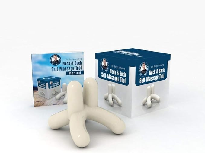 Dr. Berg’s Self-Massage Tool, Best for Back Pain Relief, Handheld Neck and Lower Back Massager, Body Stress Reliever, Supports Healthy Sleep Cycles, Complete Package with Digital Video Tutorial - Image 2