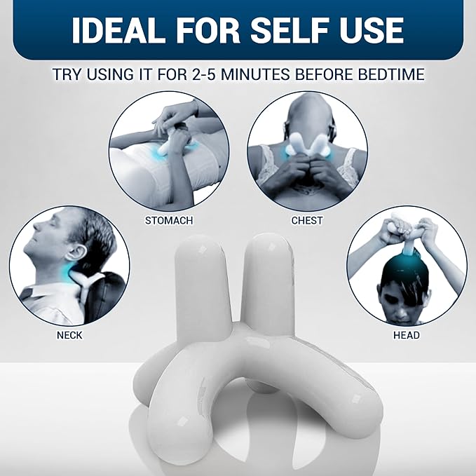 Dr. Berg’s Self-Massage Tool, Best for Back Pain Relief, Handheld Neck and Lower Back Massager, Body Stress Reliever, Supports Healthy Sleep Cycles, Complete Package with Digital Video Tutorial - Image 7