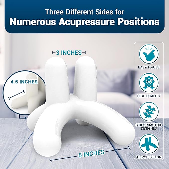 Dr. Berg’s Self-Massage Tool, Best for Back Pain Relief, Handheld Neck and Lower Back Massager, Body Stress Reliever, Supports Healthy Sleep Cycles, Complete Package with Digital Video Tutorial - Image 4