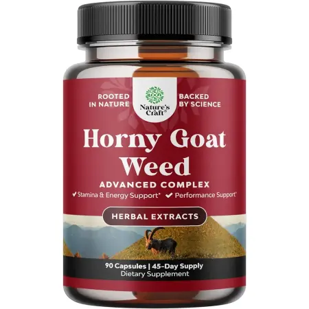 Horny Goat Weed for Male Enhancement,90 Capsules