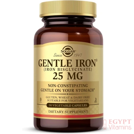 Solgar Gentle Iron 25mg | 90 Capsules