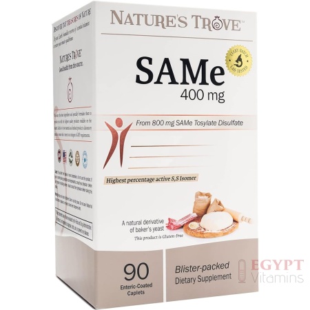 Nature’s Trove SAM-e 400mg – 90 Enteric-Coated Caplets
