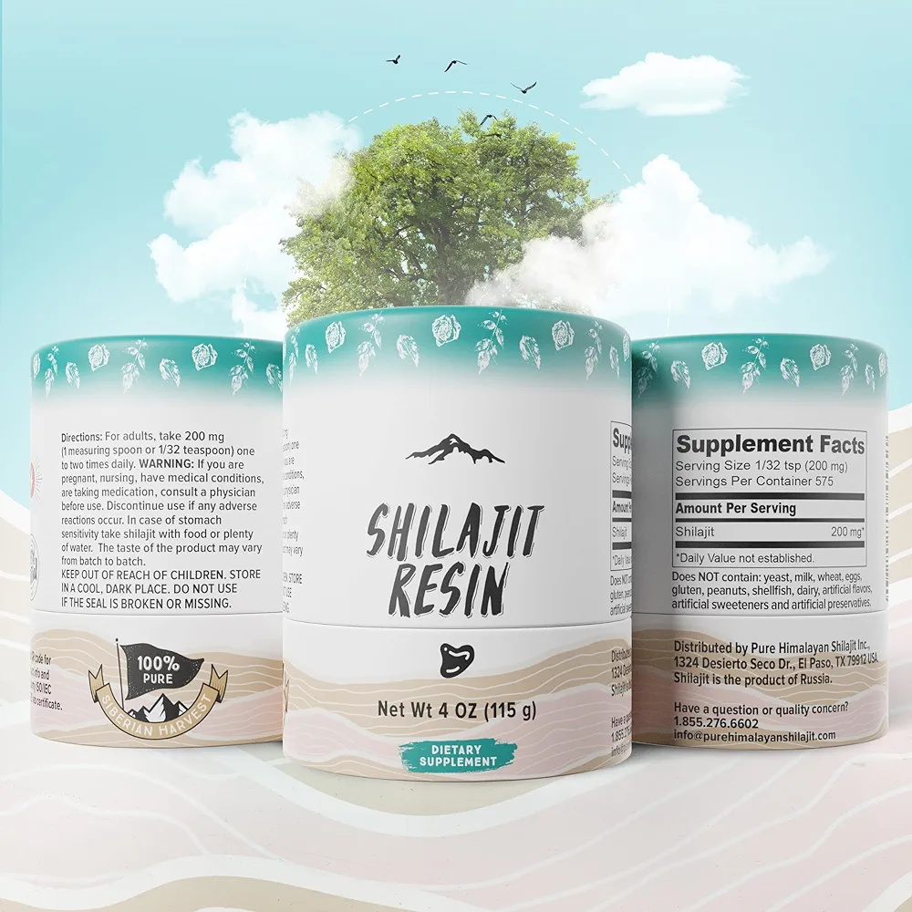 Pure Himalayan Shilajit Resin - for Men & Women - with Trace Minerals & Fulvic Acid - Supports Energy, Metabolism & Immunity (115 Grams) - Image 5