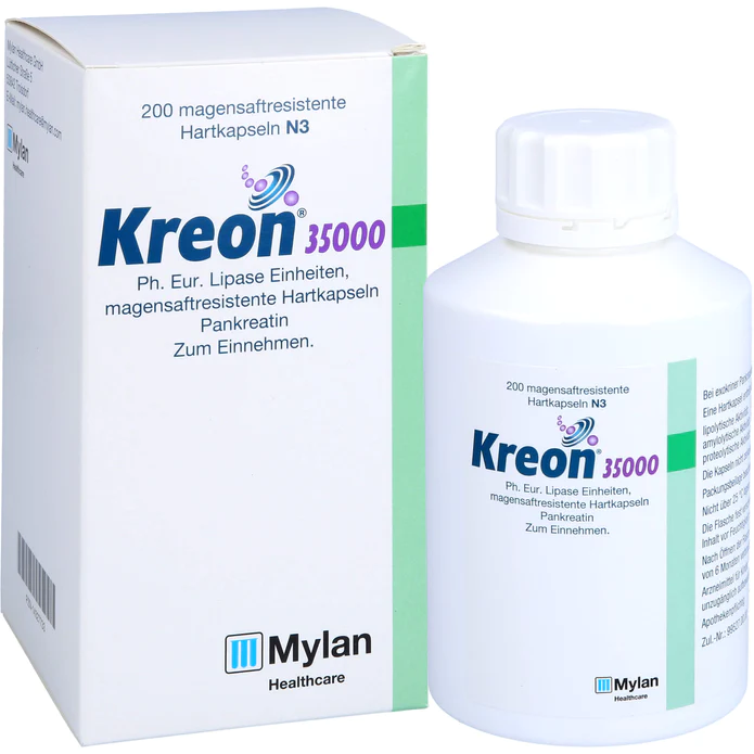 Kreon 35 000 Ph.Eur. Lipase Einheiten, magensaftresistente Hartkapseln, 200 St. Kapseln - Image 4