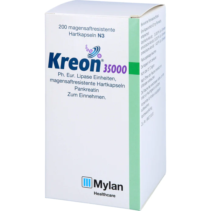Kreon 35 000 Ph.Eur. Lipase Einheiten, magensaftresistente Hartkapseln, 200 St. Kapseln - Image 5