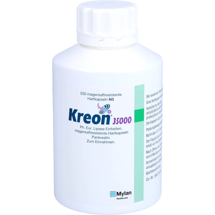 Kreon 35 000 Ph.Eur. Lipase Einheiten, magensaftresistente Hartkapseln, 200 St. Kapseln - Image 7