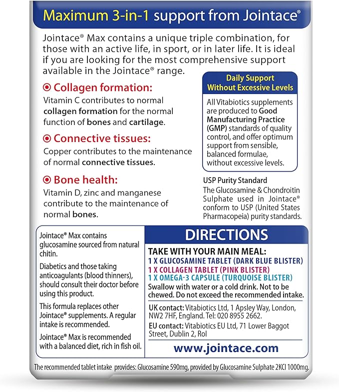 Jointace Vitabiotics Max, 84 Count (Pack of 1) - Image 5