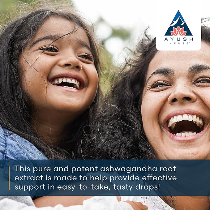 Ayush Herbs Ashwagandha Kids’ Drops, Ayurvedic Supplement to Support Calm and Cognitive Function for Kids, Alcohol-Free Herbal Drops, 2 Fluid Ounces - Image 5