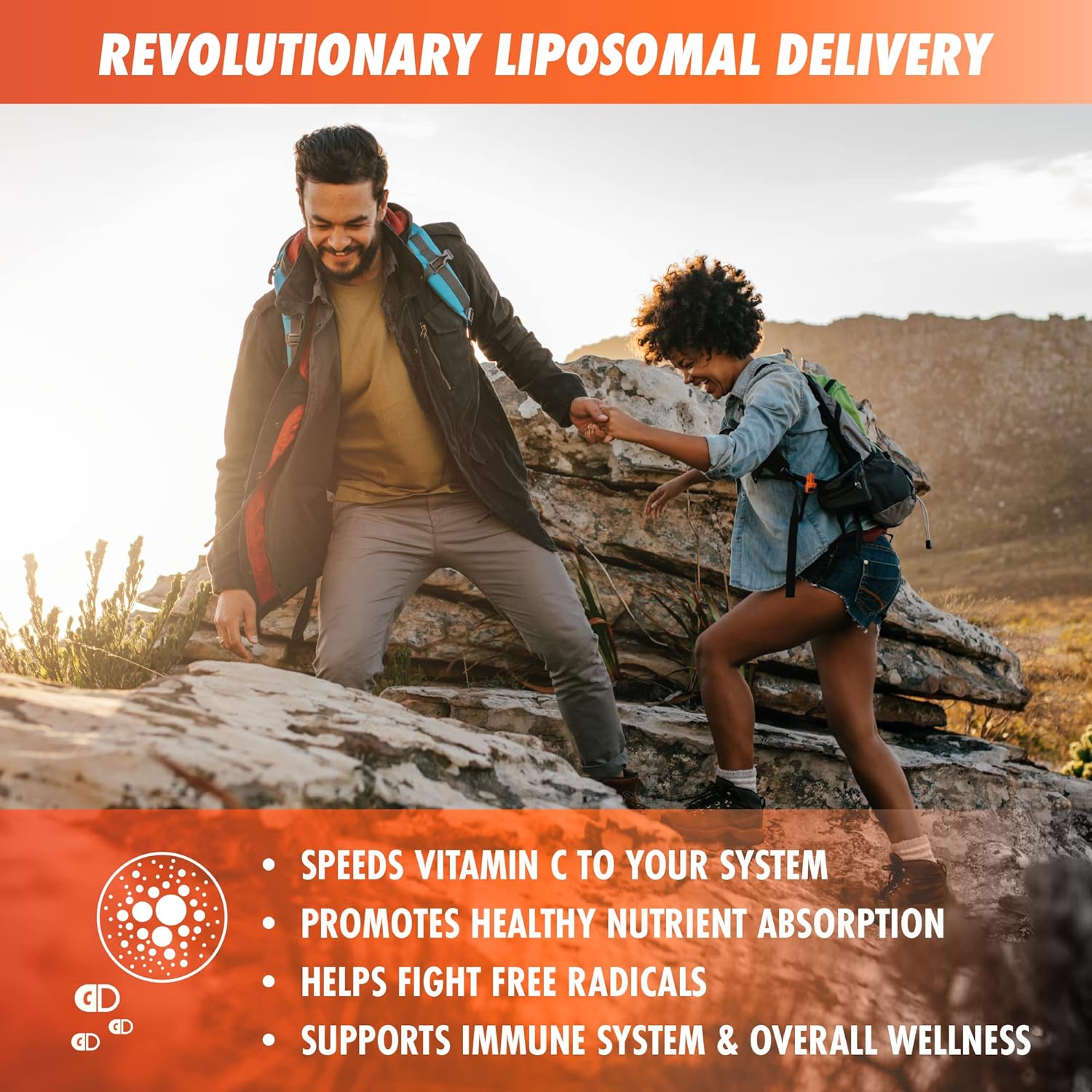 Vital C-LD - Enhanced Liposomal Vitamin C - 530mg Capsules - 120 Count فيتامين سي عالي التركيز والامتصاص 530مجم عبوه 120 كبسوله - Image 7