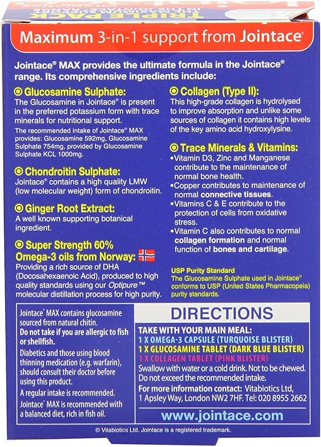 Jointace Vitabiotics Max, 84 Count (Pack of 1) - Image 6