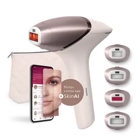 Philips Lumea IPL 9900 Series IPL hair removal device with SenseIQ for face & body BRP958/00