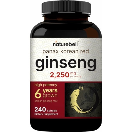 Korean Red Ginseng 2,250mg Per Serving