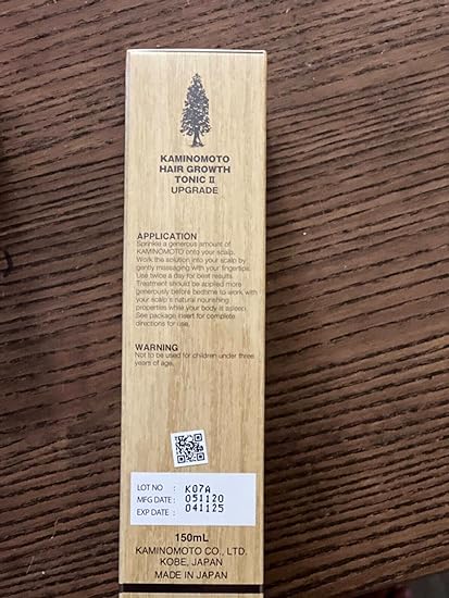 KAMINOMOTO Hair Growth Accelerator II UPGRADE Version Made in JAPAN GOLD 150ml REGROWTH TREATMENT