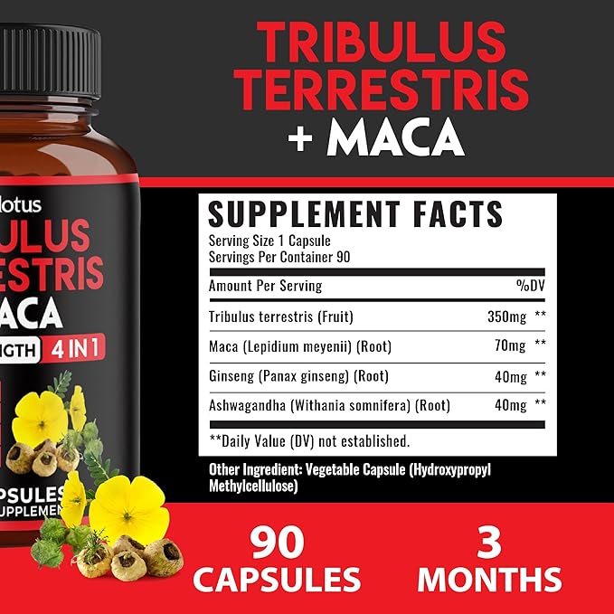Zolotus Premium Tribulus Terrestris | 90 Capsules - Image 4