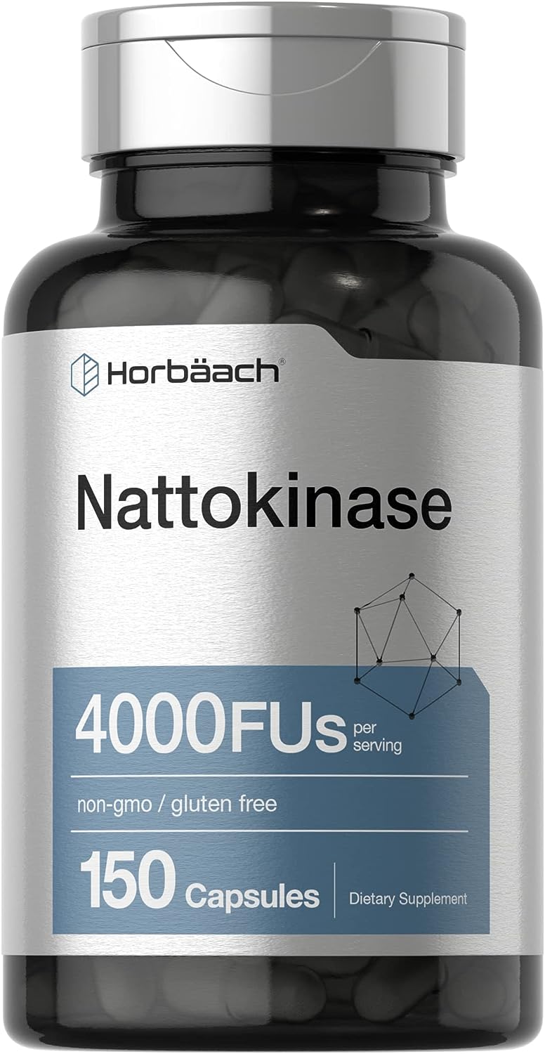 Horbaach | Nattokinase 4000 FU | 150 Capsules