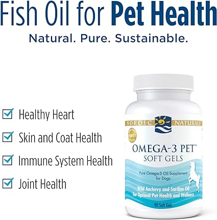 Nordic Naturals Omega-3 Pet, Unflavored - 90 Soft Gels - 330 mg