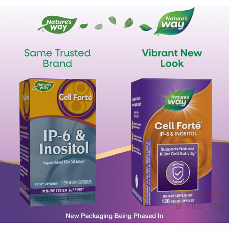 Nature's Way Cell Forté IP-6 & Inositol 120 Capsules