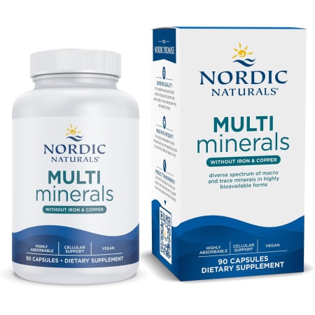 Nordic Naturals Multi Minerals Without Iron & Copper 90 Capsules