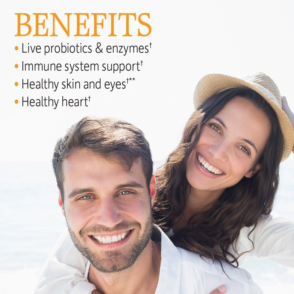 Whole Food Raw Vitamin C 500mg | Garden of Life Natural Supplements | 60 Capsules - Image 2