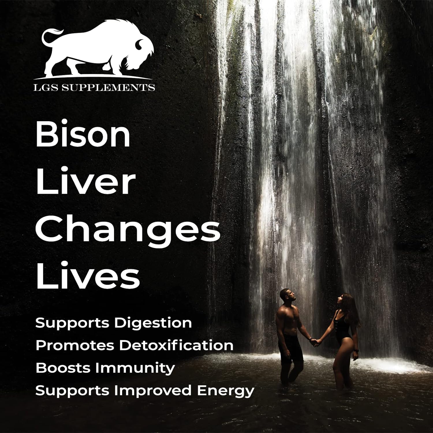 Grass Fed Bison Liver Capsules Supports Energy Production, Detoxification, Digestion, Immunity, Natural Iron Non-GMO, Freeze Dried Liver Health Supplement, 3000mg - Image 3