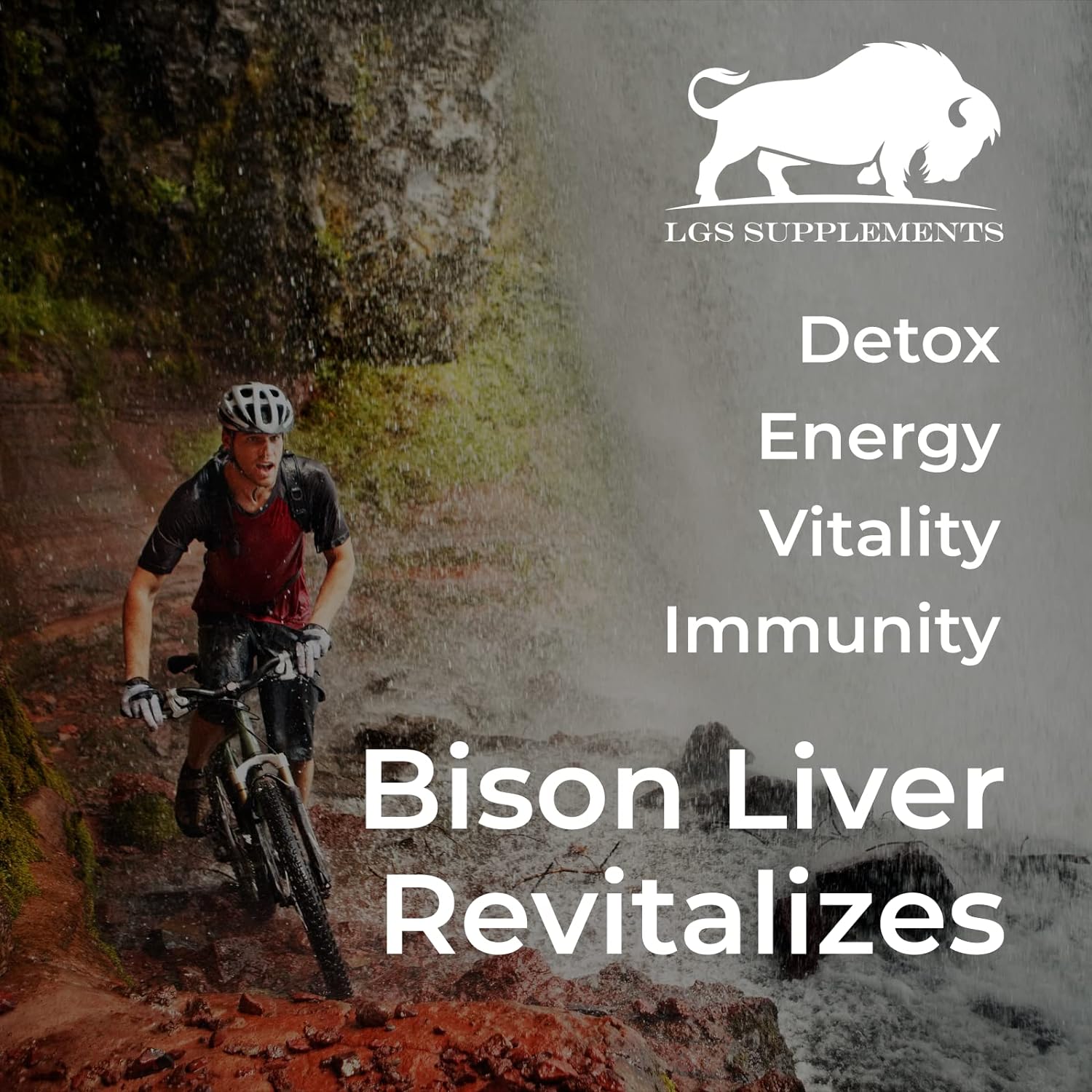 Grass Fed Bison Liver Capsules Supports Energy Production, Detoxification, Digestion, Immunity, Natural Iron Non-GMO, Freeze Dried Liver Health Supplement, 3000mg - Image 5