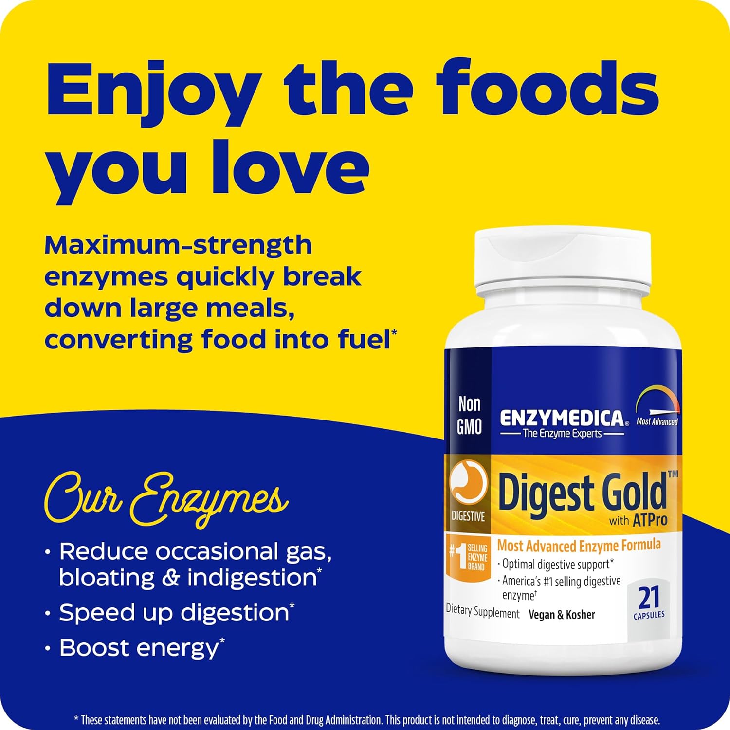 Enzymedica Digest Gold + ATPro, 21 Capsules - Image 5